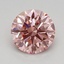 0.72 Ct. Fancy Intense Pink Round Lab Grown Diamond