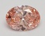 3.01 Ct. Fancy Vivid Pink Oval Lab Grown Diamond