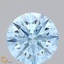 2.72 Ct. Fancy Vivid Blue Round Lab Grown Diamond