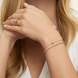 6.5 in. Certified Lab Grown Diamond Tennis Bracelet