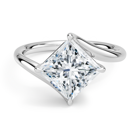 18K White Gold Atelier Solitaire Ring
