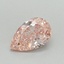 0.53 Ct. Fancy Vivid Pink Pear Lab Grown Diamond