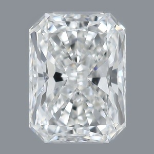 Radiant diamond — real photo
