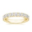 18K Yellow Gold French Pavé Eternity Diamond Ring (2 ct. tw.), smalltop view