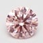 4.90 Ct. Fancy Vivid  Pink Round Lab Grown Diamond