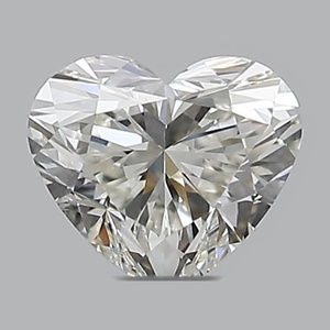 Heart diamond — real photo