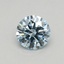 0.31 Ct. Fancy Intense Blue Round Lab Grown Diamond