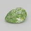 0.34 Ct. Fancy Vivid  Green Pear Lab Grown Diamond