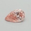0.34 Ct. Fancy Vivid Pink Pear Lab Grown Diamond