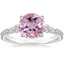 18K White Gold Primrose Diamond Ring, smalltop view
