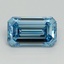2.16 Ct. Fancy Vivid Blue Emerald Lab Grown Diamond