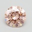 1.30 Ct. Fancy Intense Pink Round Lab Grown Diamond