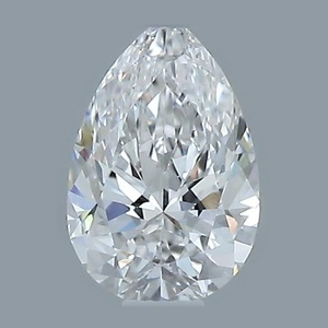 Pear diamond — real photo
