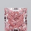 1.35 Ct. Fancy Vivid  Pink Princess Lab Grown Diamond
