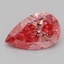 1.05 Ct. Fancy Vivid Pink Pear Lab Grown Diamond