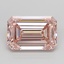 3.08 Ct. Fancy Intense Pink Emerald Lab Grown Diamond