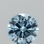 0.94 Ct. Fancy Vivid Blue Round Lab Grown Diamond