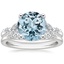 18KW Aquamarine Verbena Diamond Bridal Set (1/4 ct. tw.), smalltop view