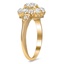 The Rhiamon Ring, smalltop view on a hand