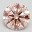 2.05 Ct. Fancy Intense Pink Round Lab Grown Diamond