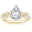 18K Yellow Gold Amaranta Diamond Ring (1/2 ct. tw.), smalltop view