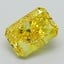 2.21 Ct. Fancy Vivid Yellow Radiant Lab Grown Diamond