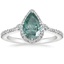 Platinum Luxe Aria Halo Diamond Ring (1/4 ct. tw.), smalltop view