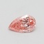 0.50 Ct. Fancy Vivid Pink Pear Lab Grown Diamond