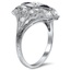 The Marielle Ring, smalltop view on a hand