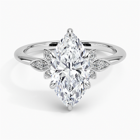 18K White Gold Fiore Diamond Ring