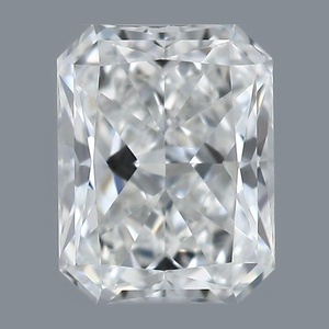 Radiant diamond — real photo