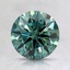 1.3 Ct. Fancy Vivid Pacific Green Round Lab Grown Diamond