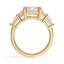 Five Stone Emerald and Trapezoid Diamond Ring, smallview
