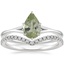 18K White Gold Valetta Ring with Flair Diamond Ring (1/6 ct. tw.)