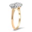 The Rebeca Ring, smalltop view on a hand