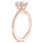 14K Rose Gold Perfect Fit Half Coverage Hidden Halo Diamond Ring (1/5 ct. tw.), smallside view