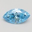 2.01 Ct. Fancy Vivid Blue Marquise Lab Grown Diamond