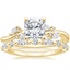 18K Yellow Gold Arden Diamond Ring with Versailles Diamond Ring (3/8 ct. tw.)