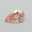 0.30 Ct. Fancy Vivid Pink Pear Lab Grown Diamond