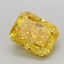 1.01 Ct. Fancy Vivid Yellow Radiant Lab Grown Diamond