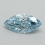 1.08 Ct. Fancy Vivid Blue Marquise Lab Grown Diamond