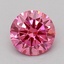 0.37 Ct. Fancy Vivid  Pink Round Lab Grown Diamond