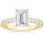 18K Yellow Gold Anthology Half-Coverage Diamond Ring (1/2 ct. tw.), smalltop view