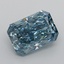 1.68 Ct. Fancy Vivid  Blue Radiant Lab Grown Diamond