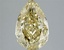 3.07 Ct. Fancy Intense  Yellow Pear Lab Grown Diamond