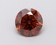 0.57 Ct. Fancy Deep Orange Round Lab Grown Diamond