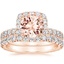 14KR Morganite Estelle Diamond Bridal Set (1 1/3 ct. tw.), smalltop view
