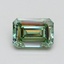 2.01 Ct. Fancy Vivid Green Emerald Lab Grown Diamond