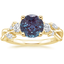 18K Yellow Gold Willow Three Stone Diamond Ring (1/3 ct. tw.), smalltop view
