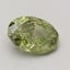 4.03 Ct. Fancy Vivid Green Oval Lab Grown Diamond